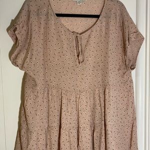 American Eagle babydoll floral top